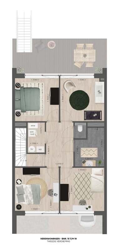 Meesters van Apeldoorn herenhuizen, Herenhuizen - tussenwoningen, bouwnummer: 16, Apeldoorn