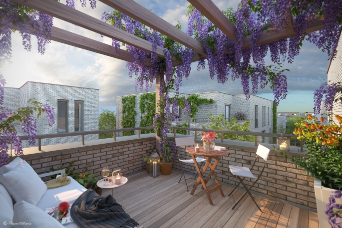 De Korenpassage, B1 (hoekwoning), Apeldoorn
